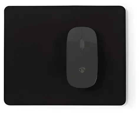Nedis Podložka pod myš černá / Podložka pod myš / 220 x 180 mm