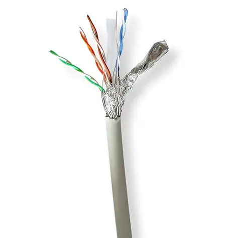 Nedis Cat6 šedá / Instalační kabel / S/FTP / Stranded / čistá měď / 305 m / LSZH