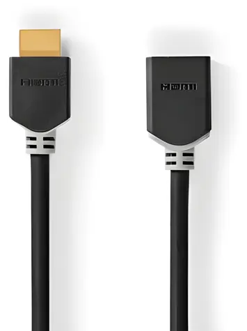 Nedis High Speed HDMI 3 m antracitová / Kabel HDMI / 4K 60Hz / ARC / 18 Gbps / Ethernet