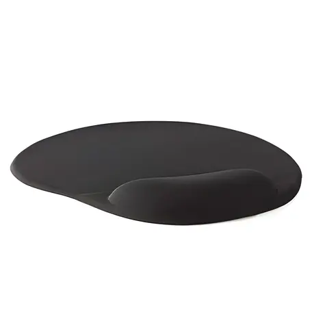 Nedis Gelová podložka pod myš 215 mm černá / Podložka pod myš / Ergonomická opěrka zápěstí / Protiskluzová základna
