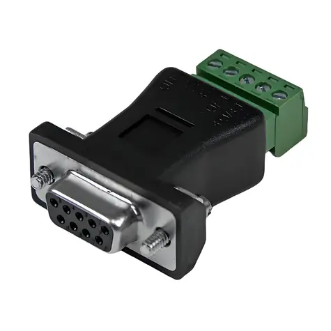 StarTech adaptér DB9 - Terminal Block černá / Adaptér / RS422/RS485