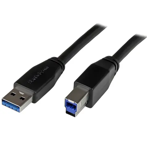 StarTech USB-A na USB-B 5 m černá / Kabel / USB 3.0 / 5 Gbit/s