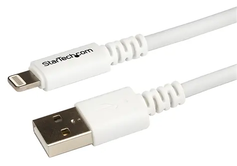 StarTech bílá / Datový kabel / USB-A na Lightning / 3 m