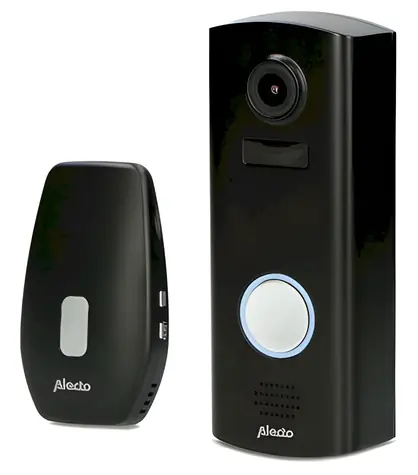 Alecto DVC600IP / Video zvonek s kamerou / Wi-Fi / HD 1080P / IP55
