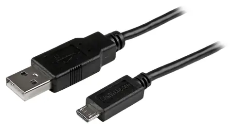 StarTech černá / Kabel / USB-A - Micro-USB / Slim / 0,5 m / USB 2.0