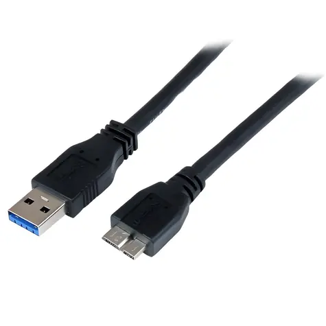 StarTech kabel USB-A - Micro-USB 3.0 černá / Kabel / USB 3.2 Gen 1 (5 Gbit/s) / 1 m