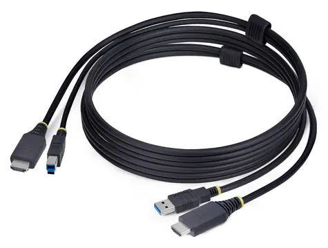 StarTech HU1226-KVM černá / KVM kabel / HDMI + USB / 1,8 m / 4K UHD