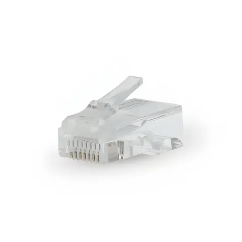 Nedis RJ45 konektor Pass Through / Konektor / CAT5 UTP lanko / Pozlacený / 10 ks