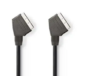 Nedis SCART kabel SCART-SCART / Kabel / 2 m / 480p / černá