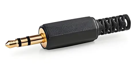 Nedis Audio konektor pozlacený černá/zlatá / Audio konektor / Zástrčka / Pájecí / 4,0 mm / 25 ks