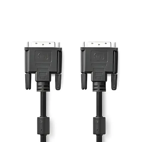 Nedis DVI-D kabel 24+1 M-M 3m černý / DVI kabel / 2560x1600 / poniklovaný / PVC