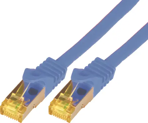 Mcab Cat7 SFTP 5 m modrá / Patch kabel / RJ45 / LSZH / 10 Gbit/s