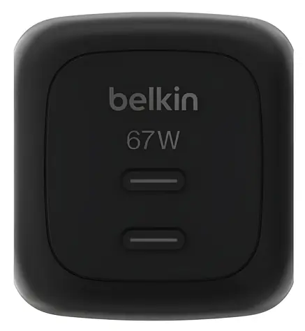 Belkin BOOST CHARGE černá / Nabíječka / 2x USB-C / 67W / PD / PPS