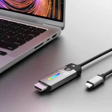 J5Create USB-C na HDMI 2.1 černá / Kabel / 8K / 144Hz / 1,8 m
