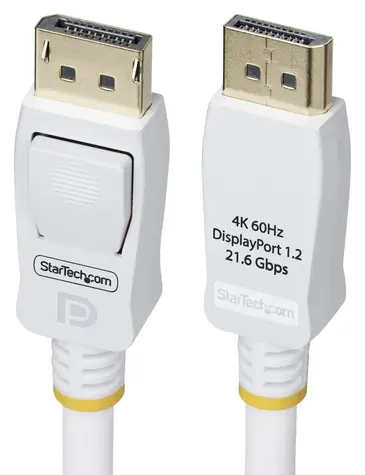 StarTech DisplayPort kabel VESA Certified bílá / DisplayPort kabel / 4K 240Hz / 3 m