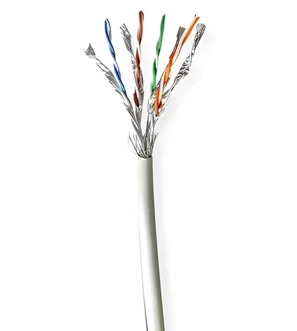 Nedis CAT7 100 m šedá / Instalační kabel / S/FTP / Cu / LSZH / Box