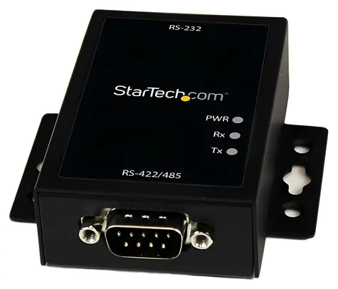 StarTech konvertor RS232 na RS422/485 černá / Konvertor / DB-9 / 0 - 50 °C / 110 - 240 V