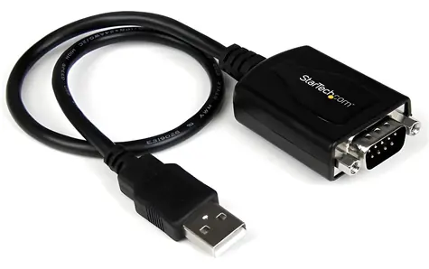 StarTech redukce USB na sériový port / Redukce / DB-9 / 0,42 m / černá
