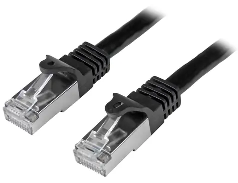 StarTech CAT6 SFTP černá / Patch kabel / 5 m / RJ-45 / PoE