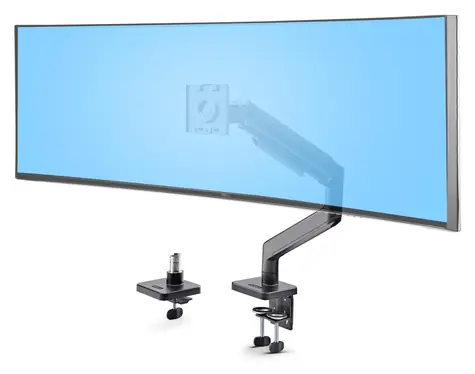 StarTech Stolní držák pro monitor černá / Držák / VESA 75x75-100x100 / nosnost 20 kg / rotace 360°