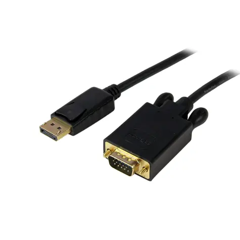 StarTech Redukce DisplayPort na VGA černá / Redukce / 2048×1280 px / 60 Hz / 1,8 m