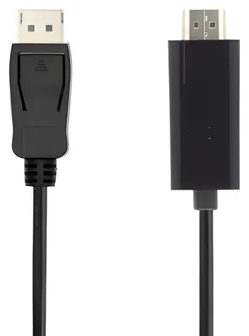 Nedis DisplayPort kabel na HDMI černý / Kabel DisplayPort na HDMI / 4K 30Hz / Poniklované konektory / 2 m