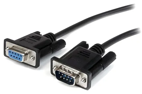 StarTech sériový kabel D-Sub9 M/F černý / Sériový kabel / RS-232 / 1 m
