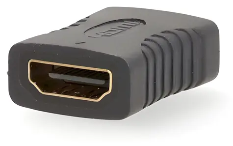 Nedis HDMI spojka antracit / HDMI adaptér / HDMI(F) - HDMI(F) / pozlacené konektory