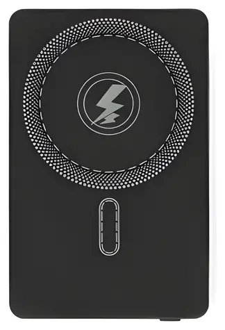 Nedis Magnetic Powerbank 5000 mAh / Bezdrátová powerbanka / 15 W bezdrátově / 20 W USB-C PD / MagSafe