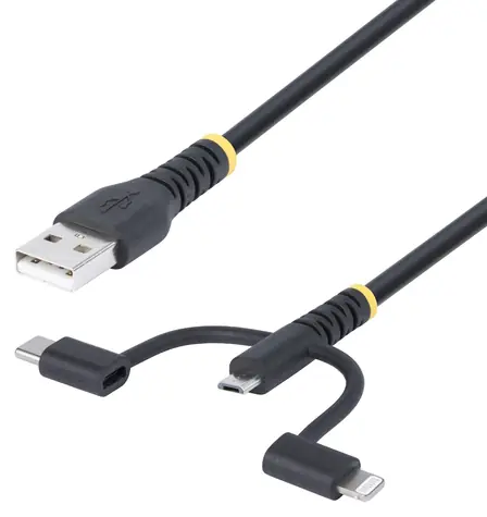 StarTech nabíjecí kabel USB-A na Micro-USB černá / Nabíjecí kabel / 1 m / USB 2.0