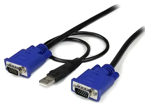 StarTech černá / KVM kabel / USB + VGA / 3 m