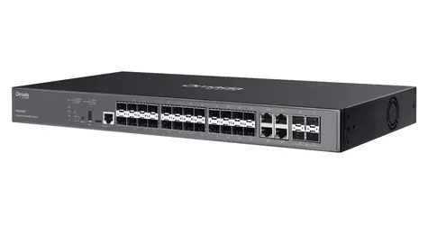 TP-Link 24-portový SFP switch / Switch / L3 Managed / Stackable / 20x SFP + 4x 10G SFP+