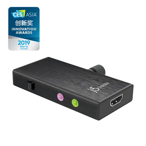 J5Create JVA02 Live Capture černá / Video capture adaptér / HDMI - USB-C / 60 fps / Power Delivery / 1 m