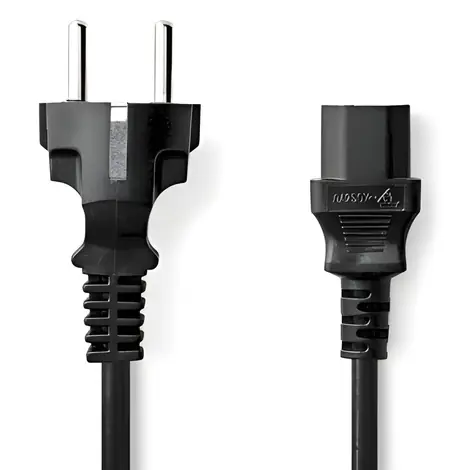 NEDIS napájecí kabel 10 m černá / Napájecí kabel / IEC-320-C13 / Schuko / přímý / 10A