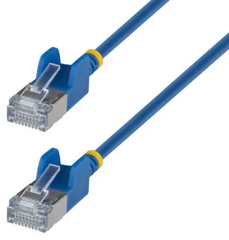 StarTech CAT6a modrá / Patch kabel / Ultra Slim / RJ-45 / 3 m