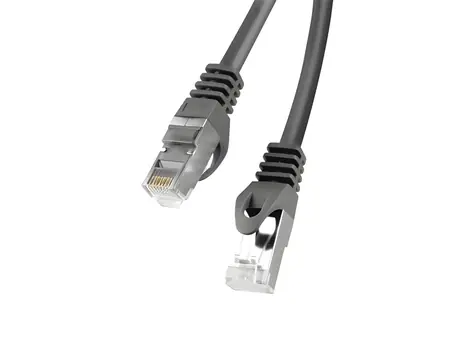 Lanberg CAT6 FTP 0,5 m černá / Patch kabel / RJ45-RJ45 / Fluke Passed