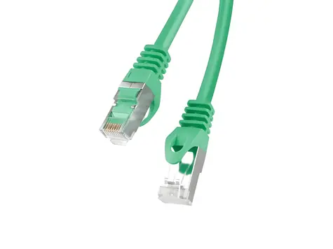 Lanberg FTP CAT6 20m zelená / Patch kabel / RJ45-RJ45 / Fluke Passed