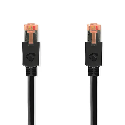 Nedis CAT6 3 m antracitová / Síťový kabel / F/UTP / RJ45 - RJ45 / LSZH/PVC