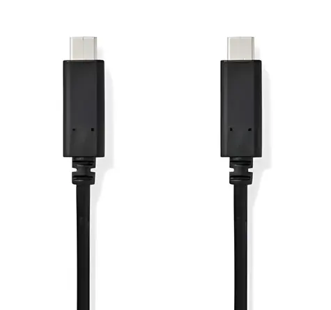 Nedis USB-C kabel 60 W 1 m / Kabel USB / USB 3.2 Gen 1 / USB-C – USB-C / 5 Gbps