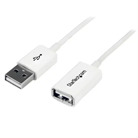 StarTech Prodlužovací kabel USB-A bílá / Prodlužovací kabel / USB-A - USB-A / 480 Mbit/s / 3 m