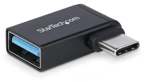 StarTech USB-C - USB-A adaptér černá / Adaptér / USB 5 Gbps / hliník