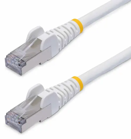 StarTech CAT8 S/FTP 1m bílá / Patch kabel / RJ-45 / LSZH / 40 Gbit/s / PoE 100W