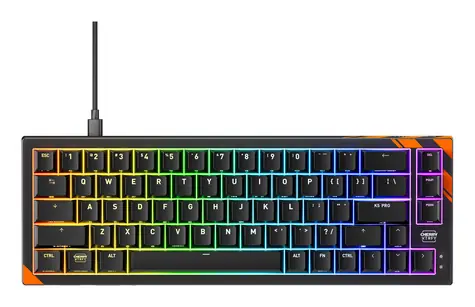CHERRY K5 PRO TMR Compact černá / Klávesnice / drátová / US layout / podsvícená / USB-A