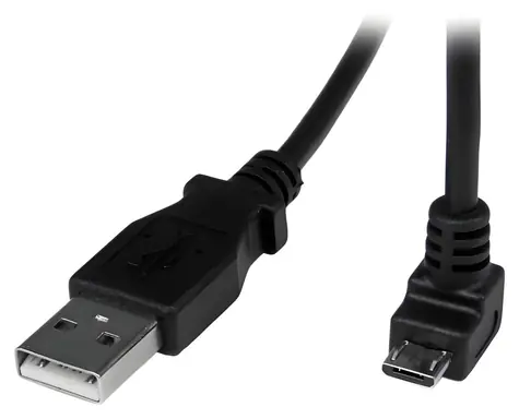 StarTech USB-A na Micro-USB lomený černá / Kabel / 2 m / USB 2.0 / 480 Mbit/s