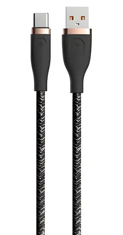 Devia kabel Star Series USB-A - USB-C černá / Kabel / USB-A - USB-C / 1,2 m