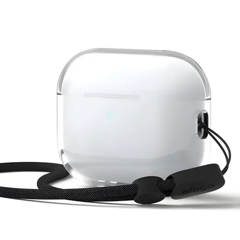 Elago Pouzdro se šňůrkou pro Apple AirPods Pro 3 čirá / Pouzdro / Se šňůrkou na krk / Čiré