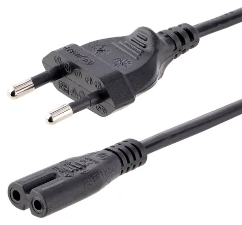 StarTech napájecí kabel EU - C7 3 m černá / Napájecí kabel / CEE7/16 - C7 / 250 V / 2,5 A