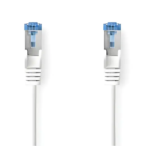 Nedis / Síťový kabel / CAT6a S/FTP / 1,5 m / Bílá / LSZH