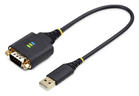 StarTech adaptér USB-A na RS232 DB9 0,3 m černá / Redukce USB na sériový port / FTDI FT232R