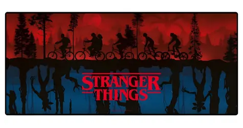 Pyramid Stranger Things The Upside Down / Herní podložka pod myš / 90 x 40 cm